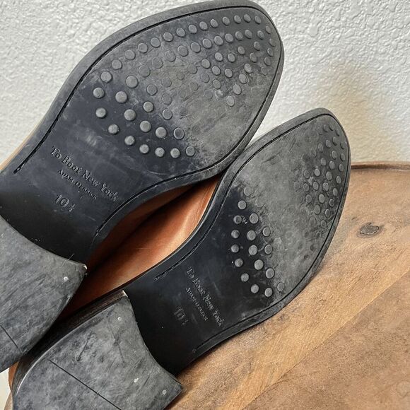 To Boot New York Dupont Brown Leather Penny Loafers Men's Size 10.5 - Picture 12 of 12